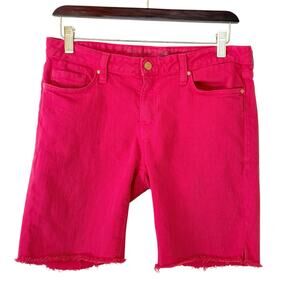 Kate Spade New York Hot Pink Cutoff Denim Shorts Size 29